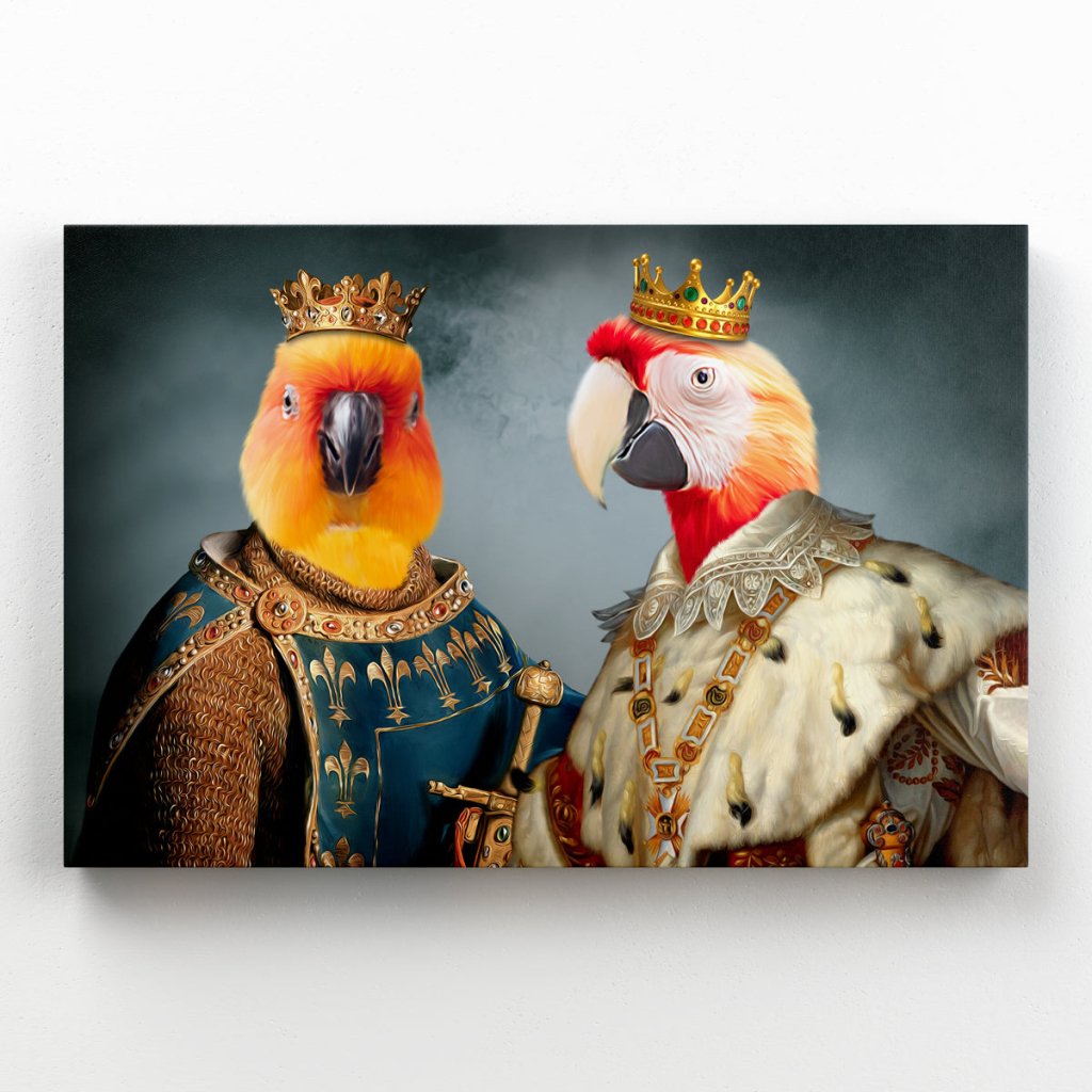 Pet Portraits | The Rulers: Animal Art Canvas | Paw & Glory