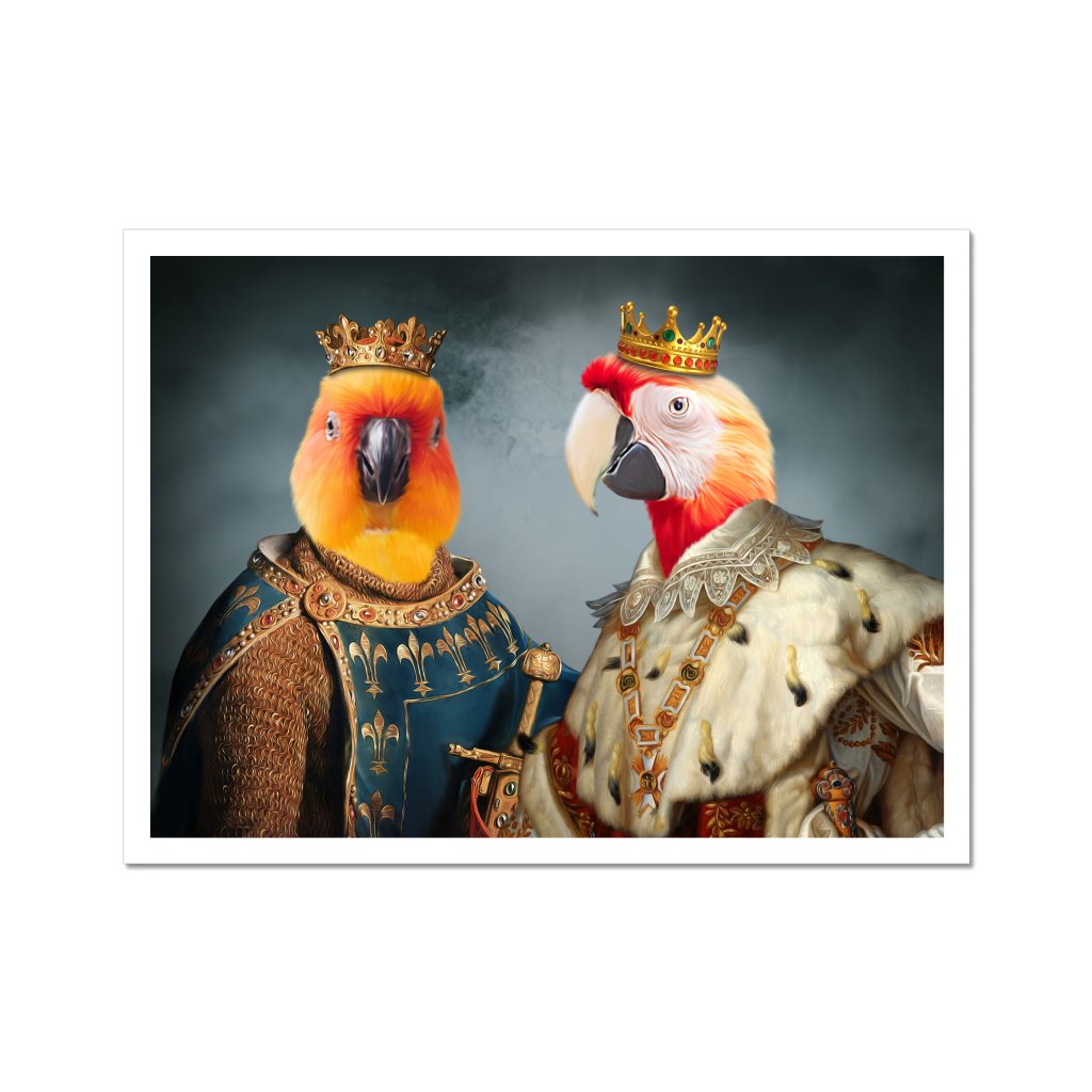 Pet Portraits | The Rulers: Animal Art Poster | Paw & Glory