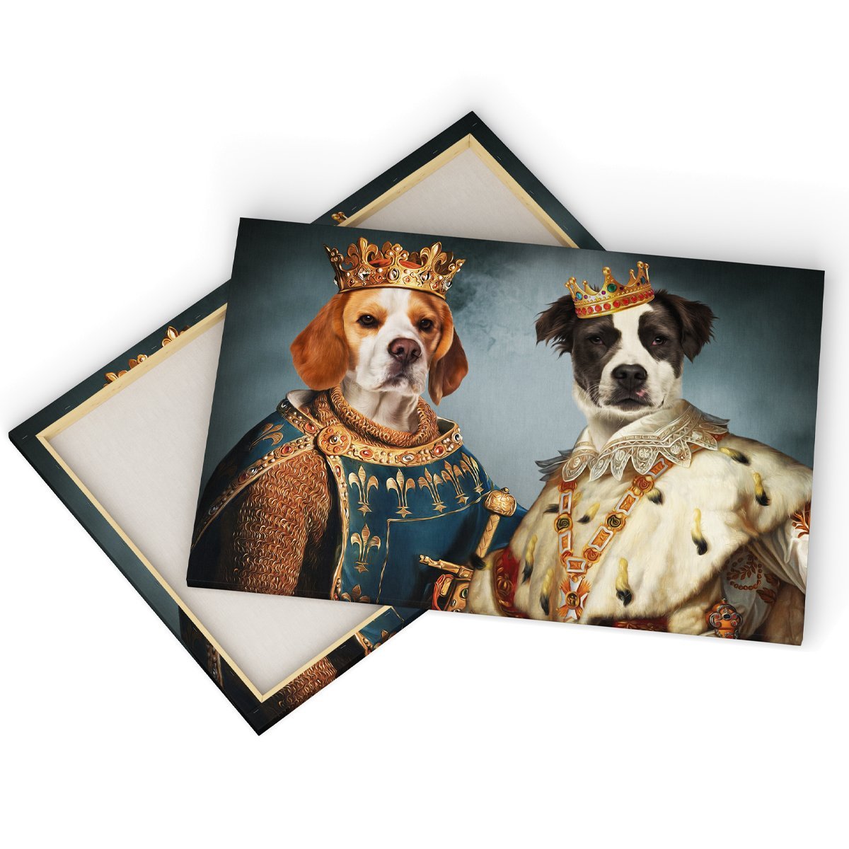 Pet Portraits | The Rulers: Custom Pet Canvas | Paw & Glory