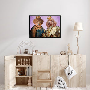 The Rulers: Custom Pet Portrait - Paw & Glory - Dog Portraits - Pet Portraits