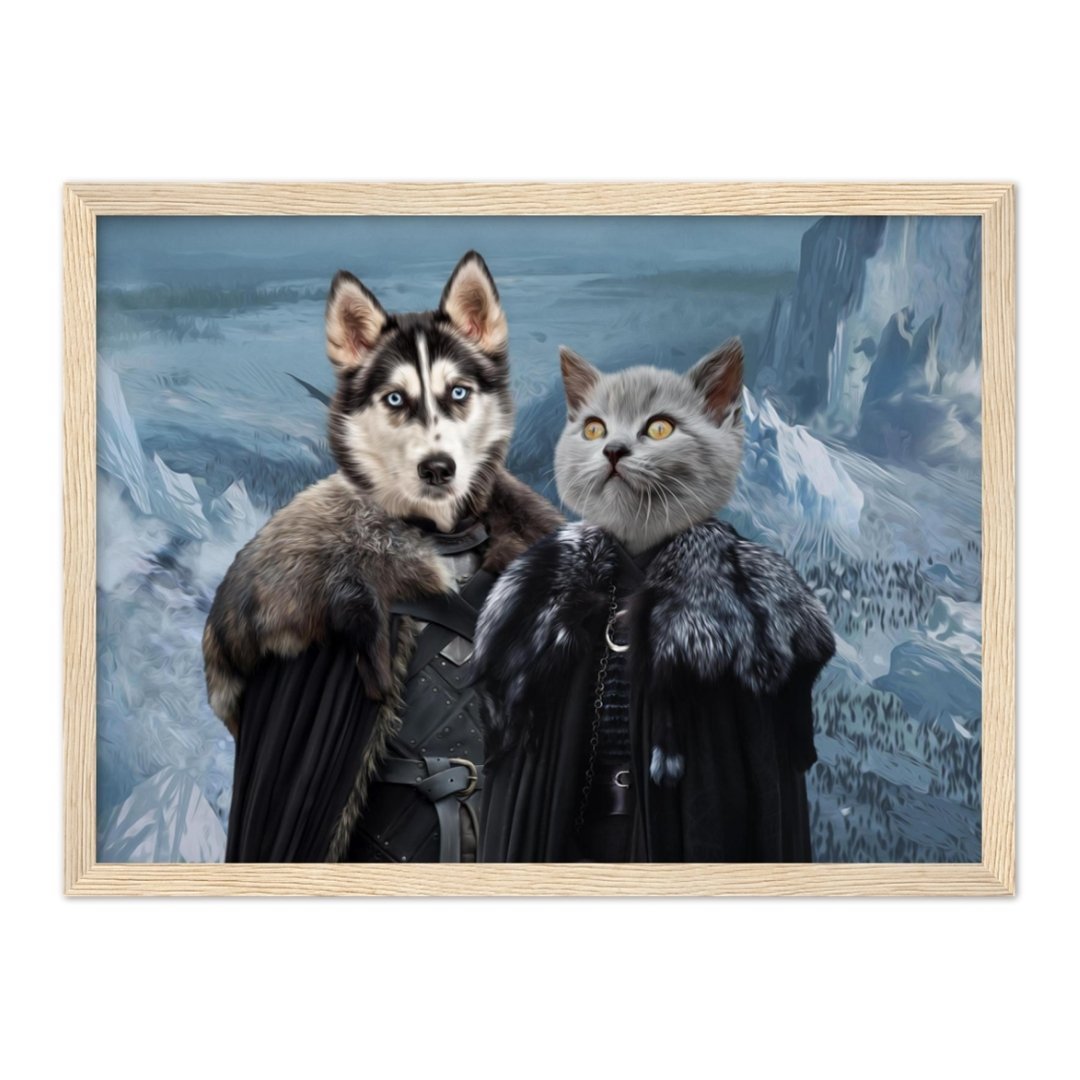 Pet Portraits | The Rulers (GOT Inspired): Custom Pet Portrait | Paw & Glory