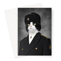 The Russian Cadet: Custom Pet Greeting Card