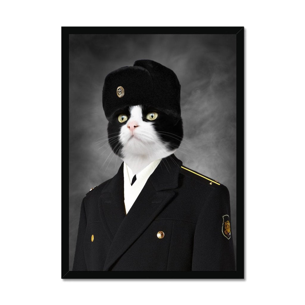 Pet Portraits | The Russian Cadet: Custom Pet Portrait | Paw & Glory