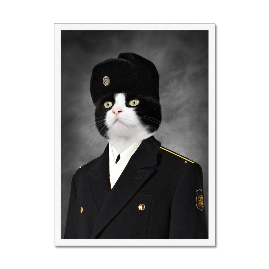 Pet Portraits | The Russian Cadet: Custom Pet Portrait | Paw & Glory