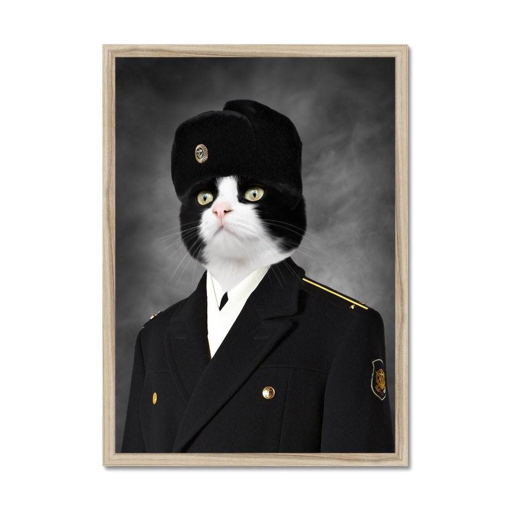 Pet Portraits | The Russian Cadet: Custom Pet Portrait | Paw & Glory