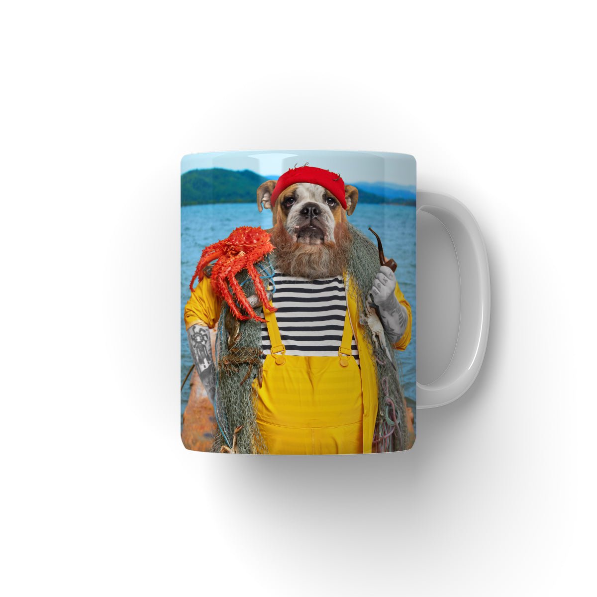 Pet Portraits | The Sailor: Custom Pet Coffee Mug | Paw & Glory
