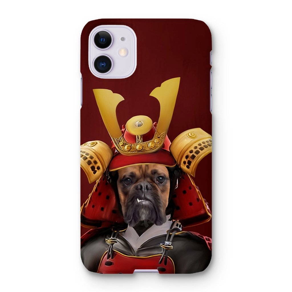 The Samurai: Custom Pet Phone Case - Paw & Glory - Dog Portraits - Pet Portraits