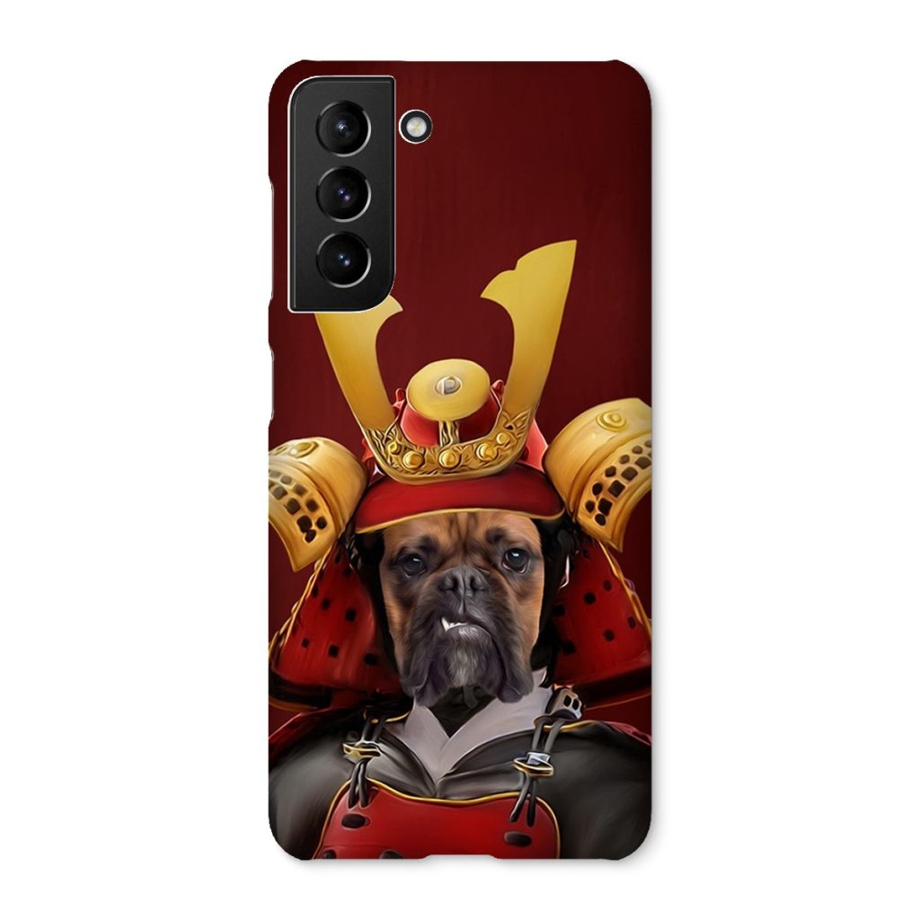 The Samurai: Custom Pet Phone Case - Paw & Glory - Dog Portraits - Pet Portraits