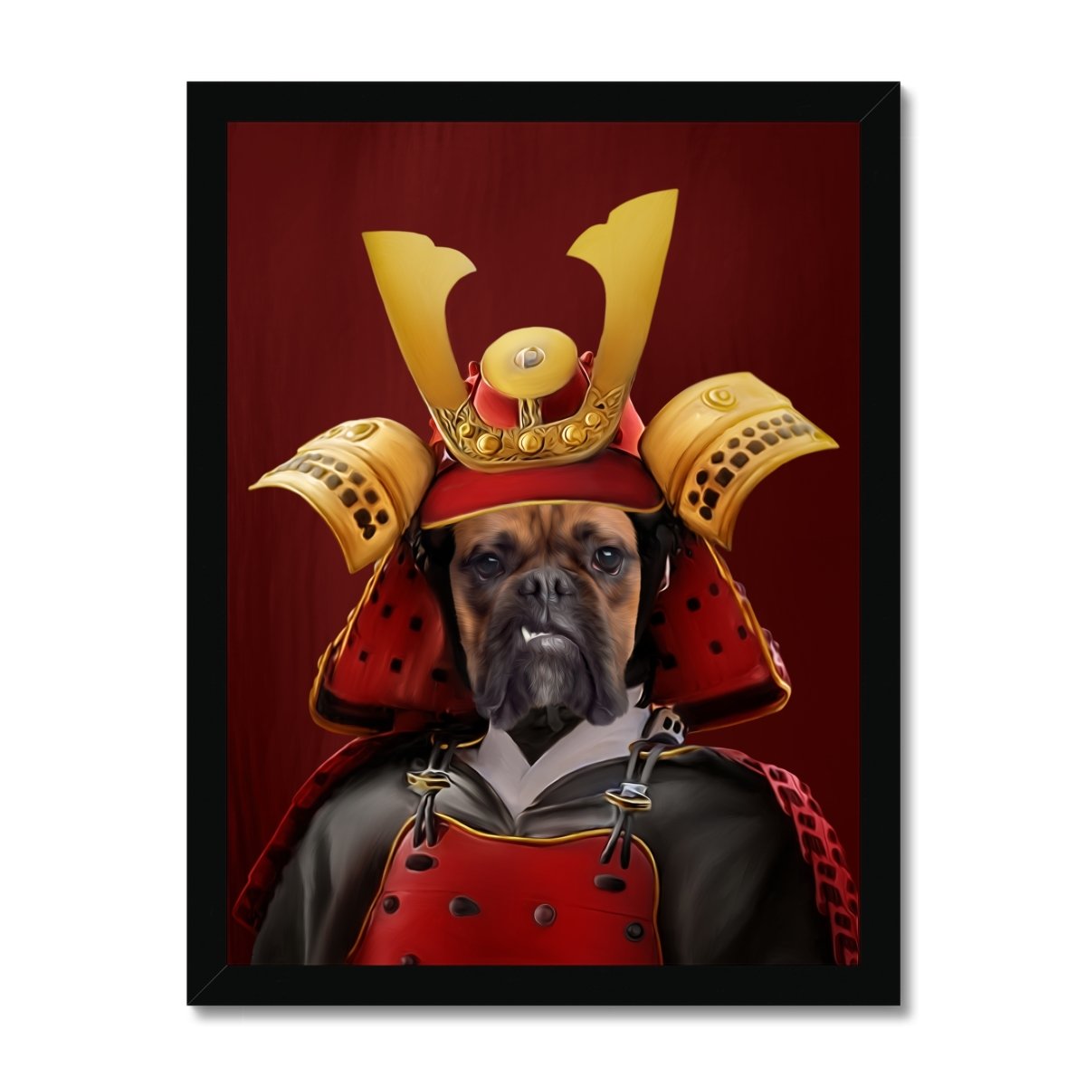 Pet Portraits | The Samurai: Custom Pet Portrait | Paw & Glory