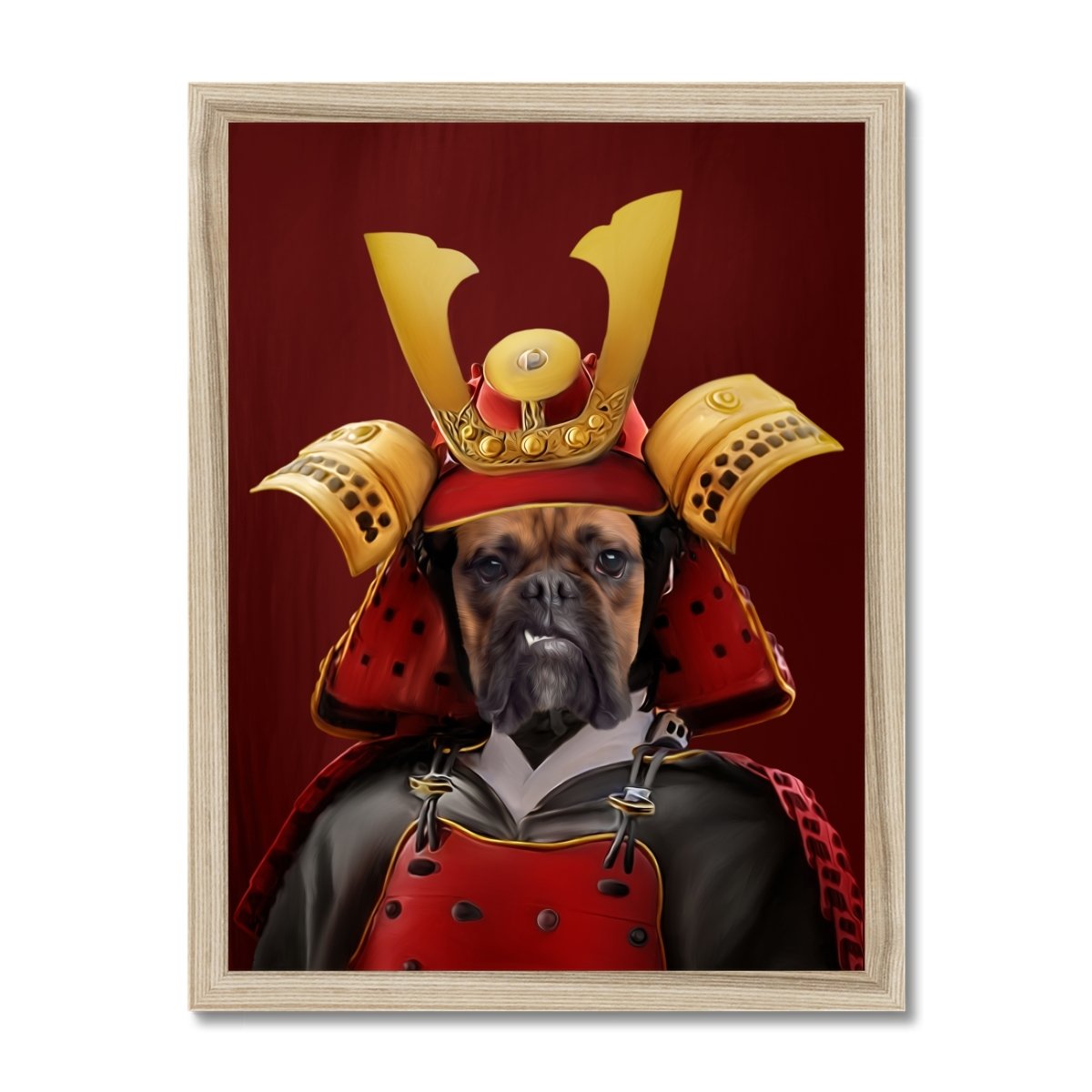 Pet Portraits | The Samurai: Custom Pet Portrait | Paw & Glory