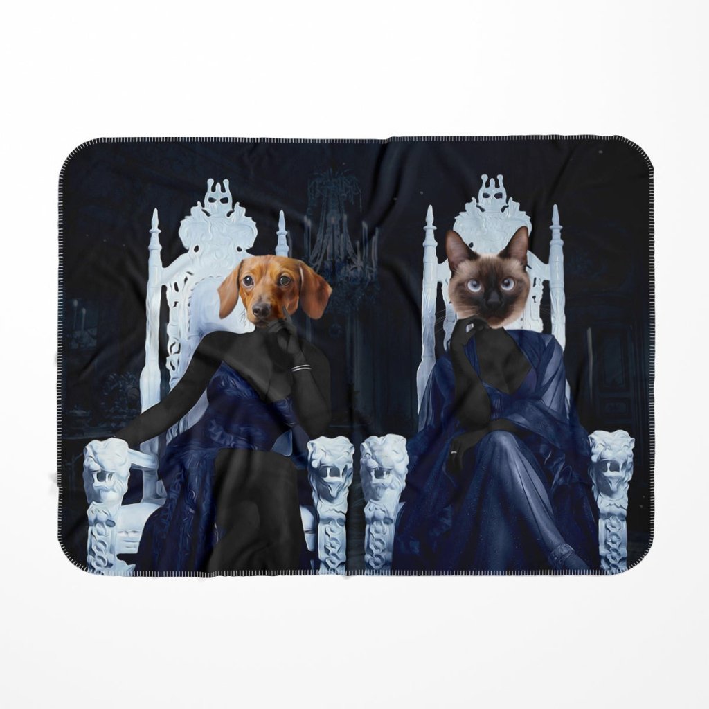 Pet Portraits | The Sassy Housewives Of Atlanta: Custom Pet Blanket | Paw & Glory