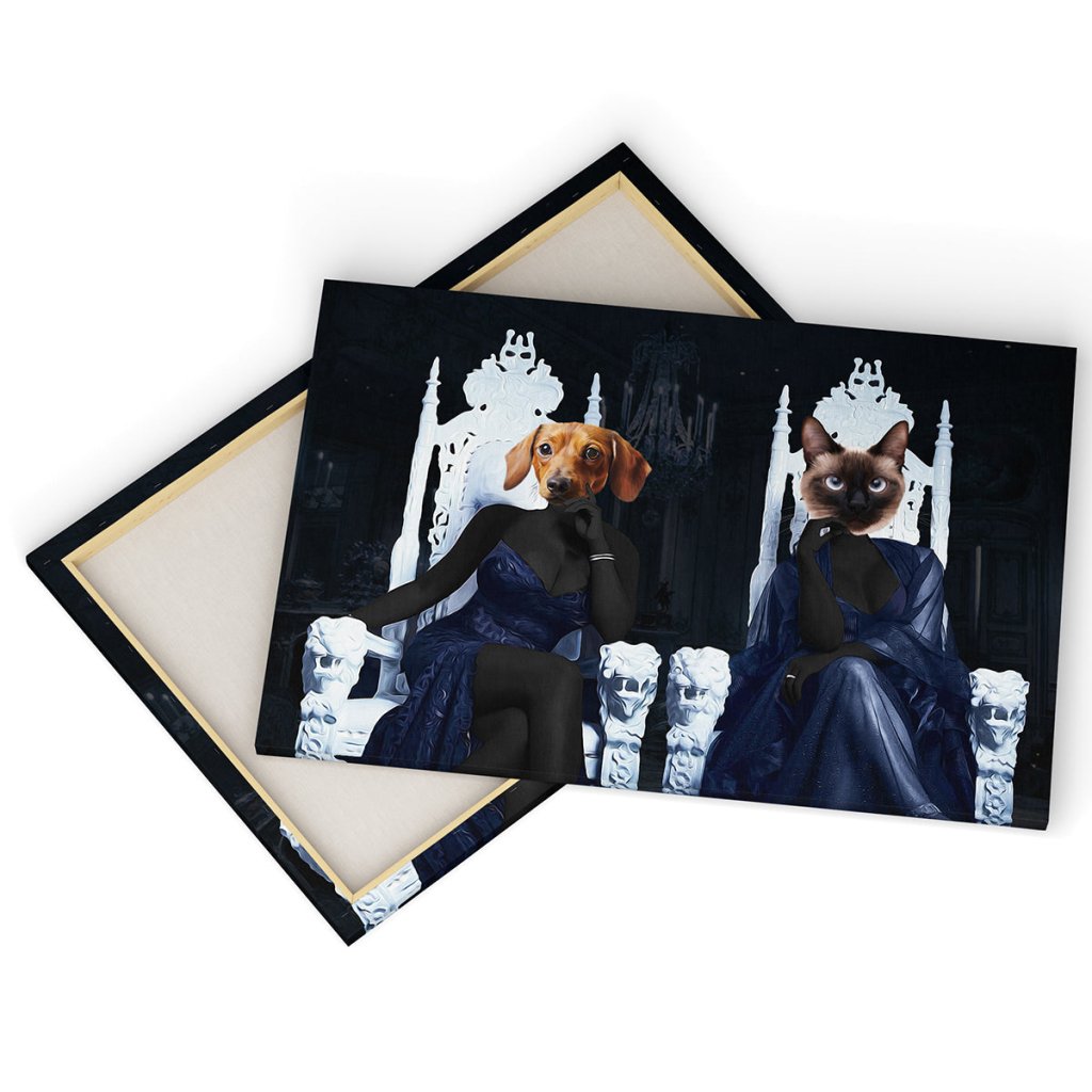 Pet Portraits | The Sassy Housewives Of Atlanta: Custom Pet Canvas | Paw & Glory