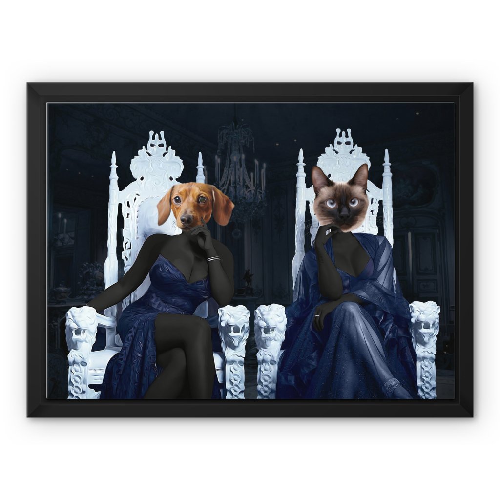 Pet Portraits | The Sassy Housewives Of Atlanta: Custom Pet Canvas | Paw & Glory