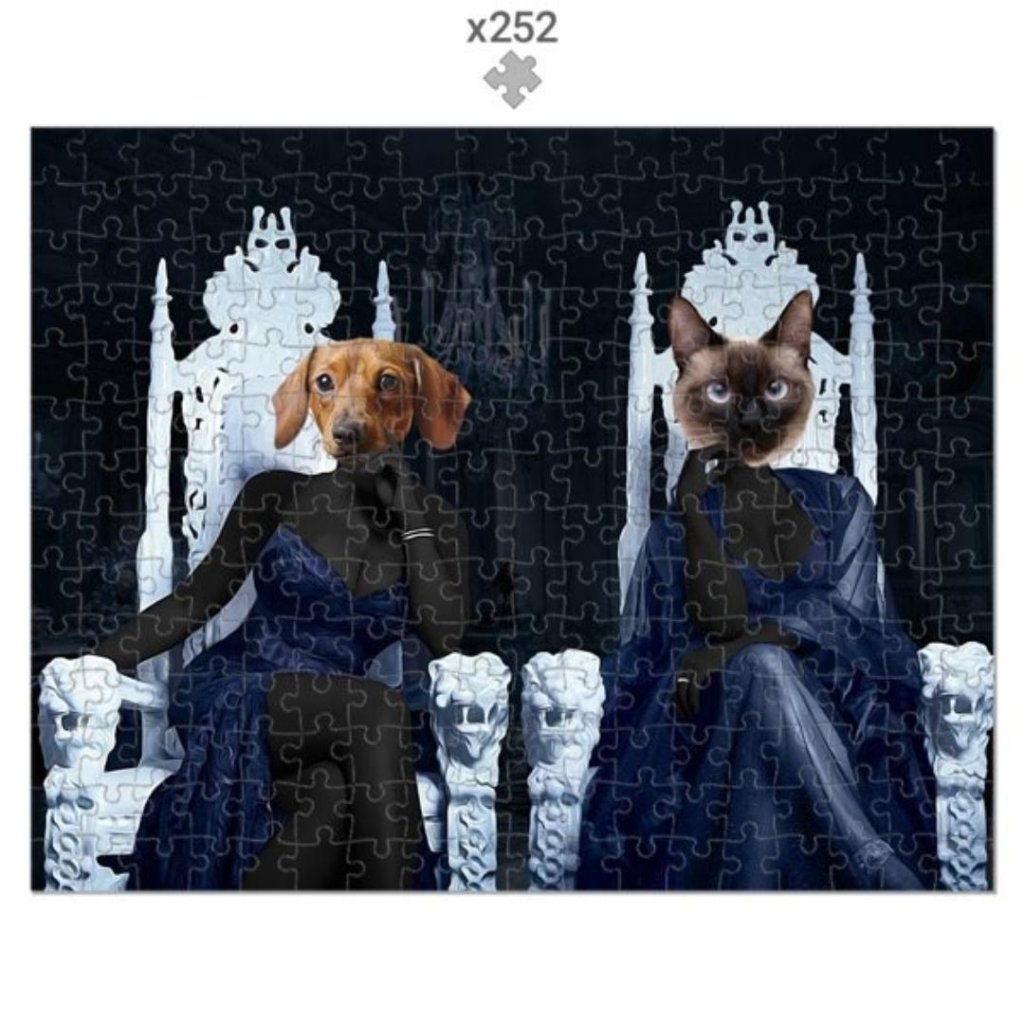 Pet Portraits | The Sassy Housewives Of Atlanta: Custom Pet Puzzle | Paw & Glory