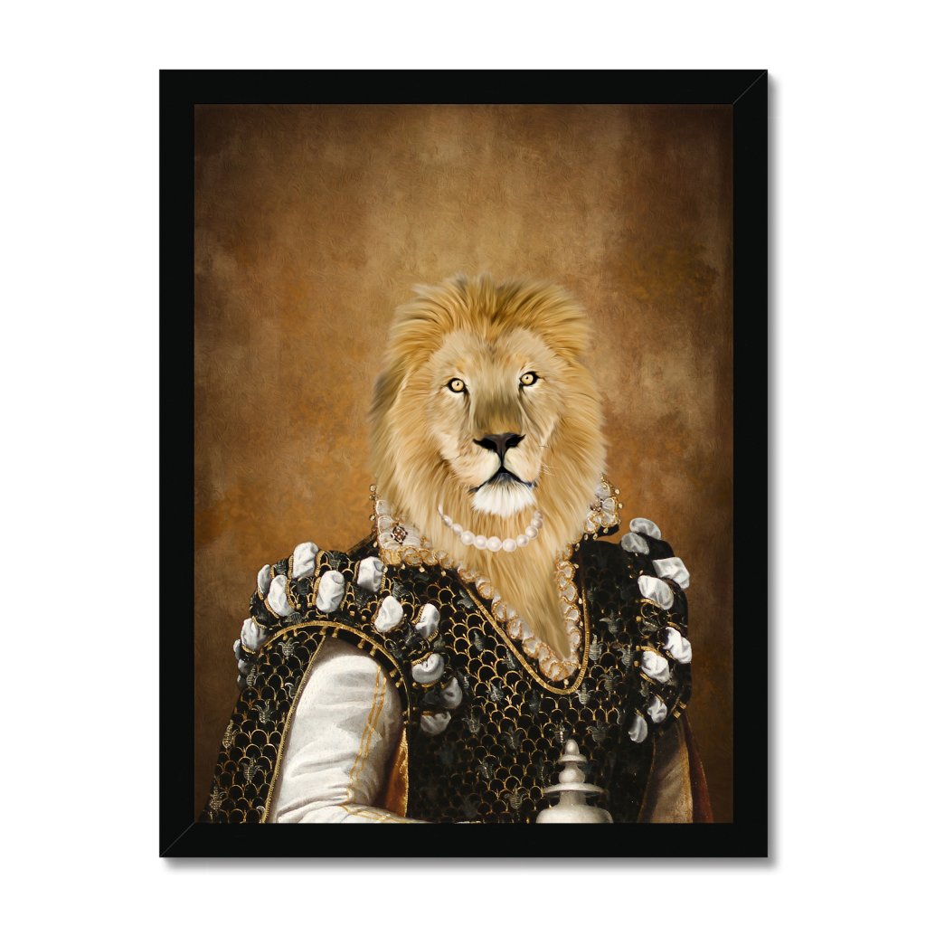 Pet Portraits | The Savant: Animal Art Framed Portrait | Paw & Glory