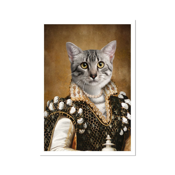 The Savant: Custom Pet Poster | royal pet portrait | Paw & Glory