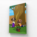 The Schemers (Phineas and Ferb Inspired): Custom Pet Canvas