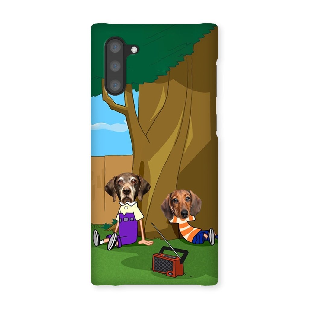 Cartoon Schemer Duo Custom Pet Phone Case | Custom Pet Artwork | Paw & Glory