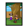 The Schemers (Phineas and Ferb Inspired): Custom Pet Portrait