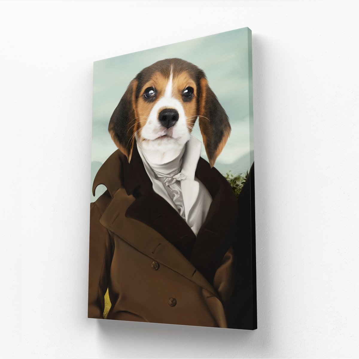 Pet Portraits | The Scholar: Custom Pet Canvas | Paw & Glory