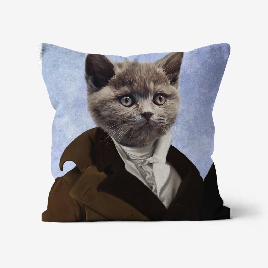 Pet Portraits | The Scholar: Custom Pet Pillow | Paw & Glory