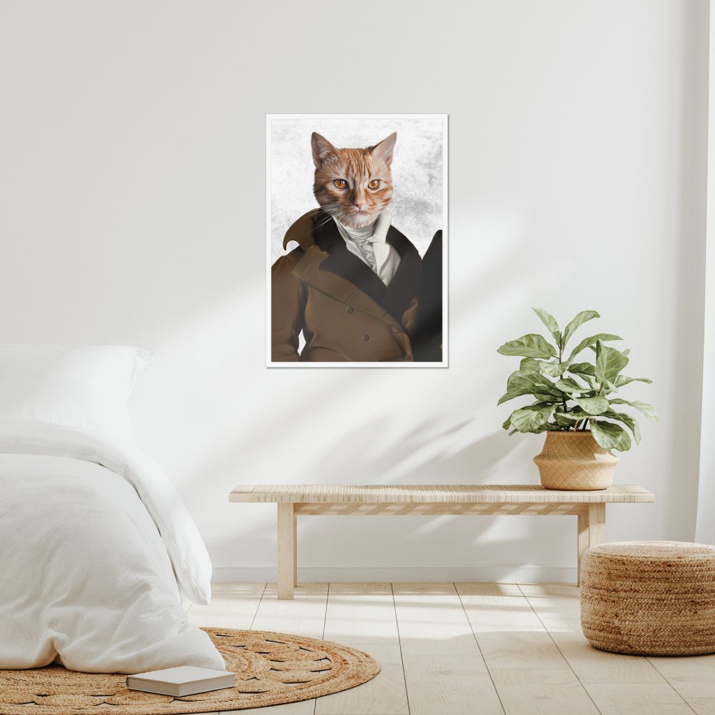 The Scholar: Custom Pet Portrait - Paw & Glory - Dog Portraits - Pet Portraits