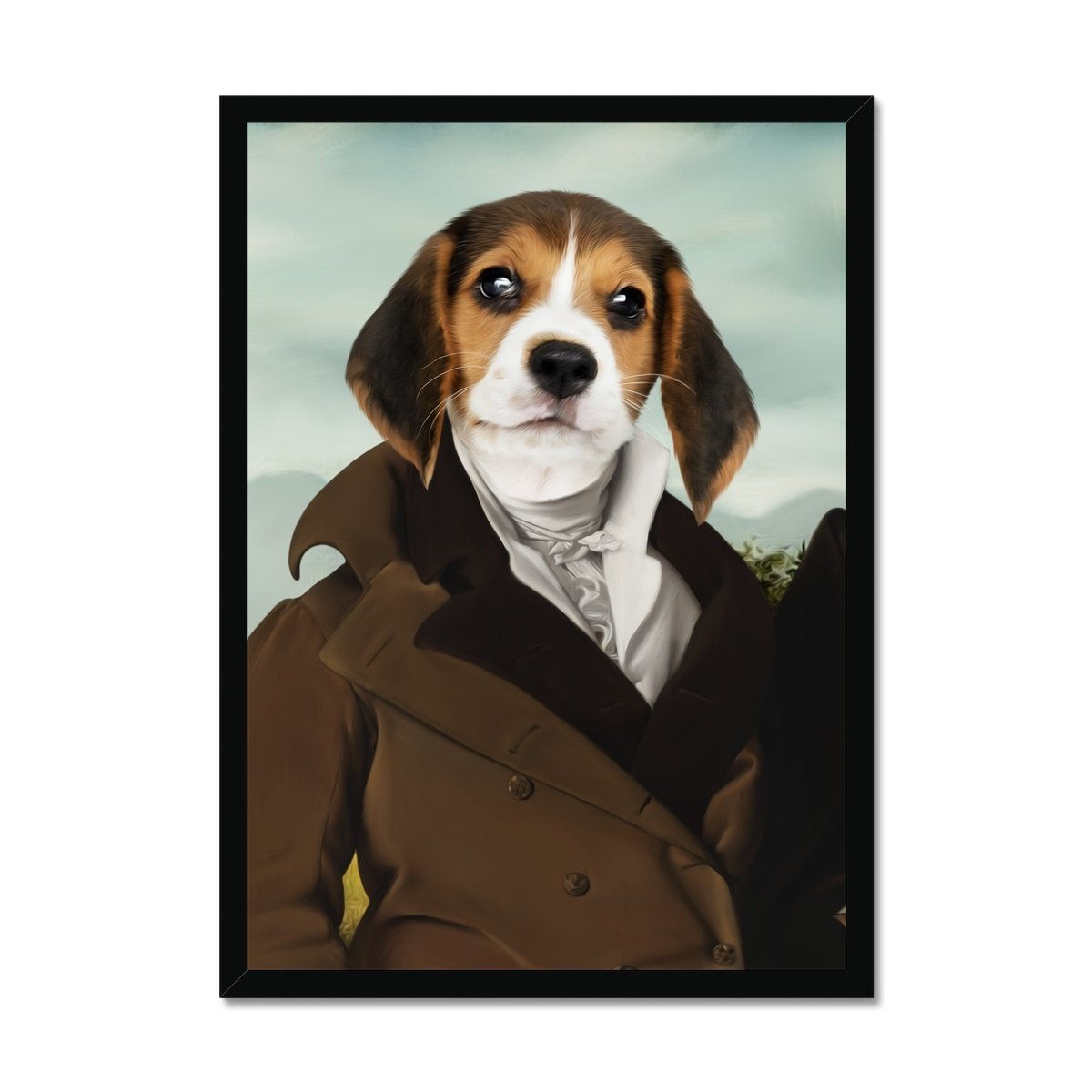 Pet Portraits | The Scholar: Custom Pet Portrait | Paw & Glory