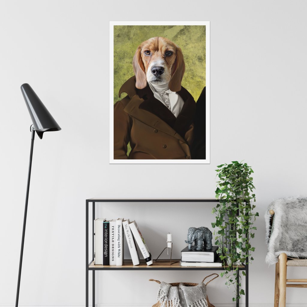 Pet Portraits | The Scholar: Custom Pet Poster | Paw & Glory