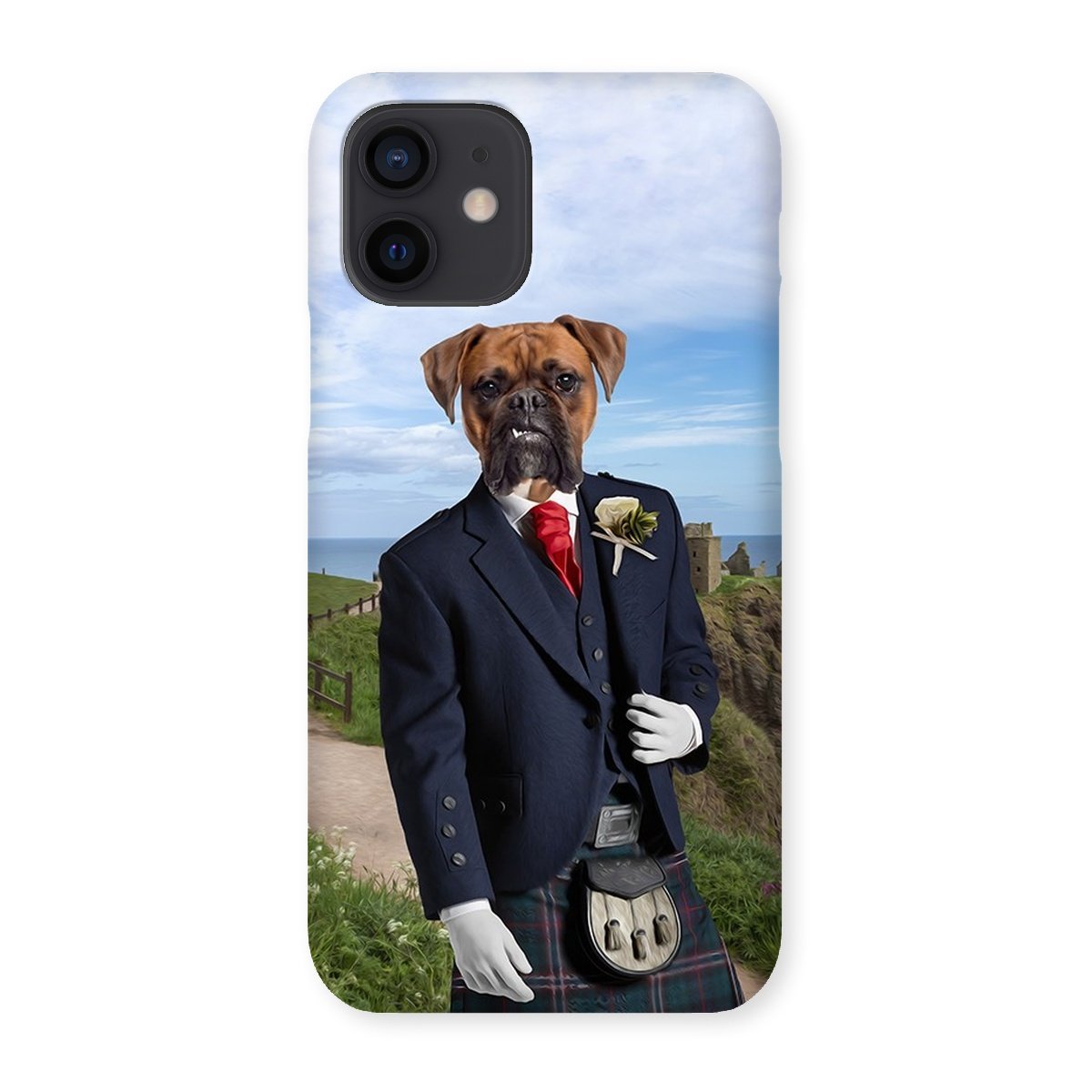 Pet Portraits | The Scottish Gent: Custom Pet Phone Case | Paw & Glory