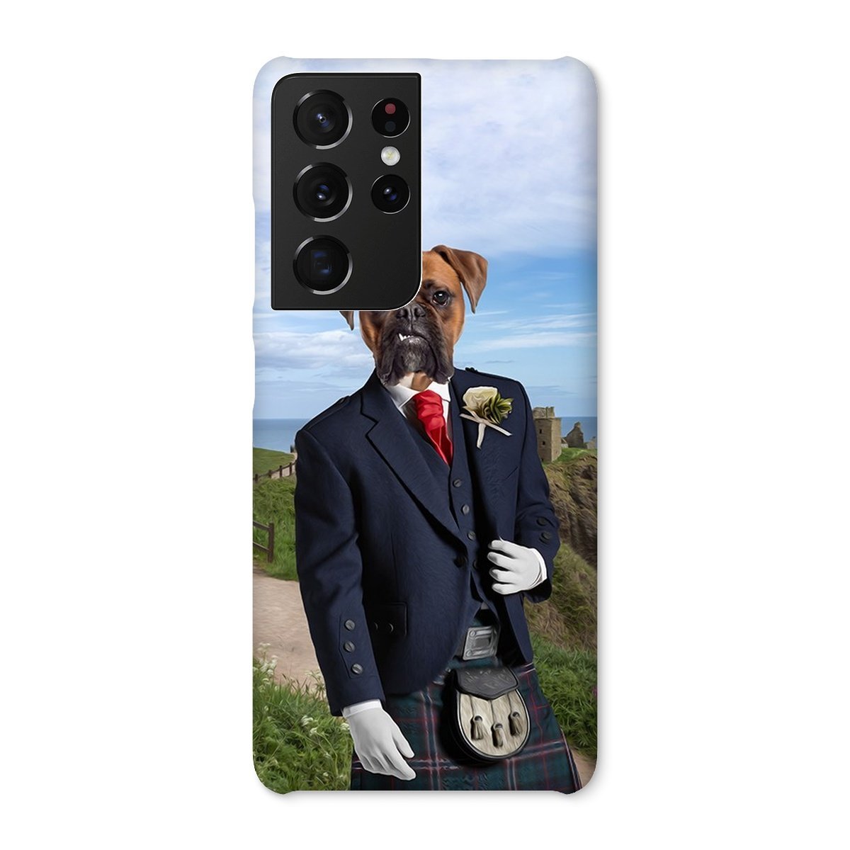 Pet Portraits | The Scottish Gent: Custom Pet Phone Case | Paw & Glory