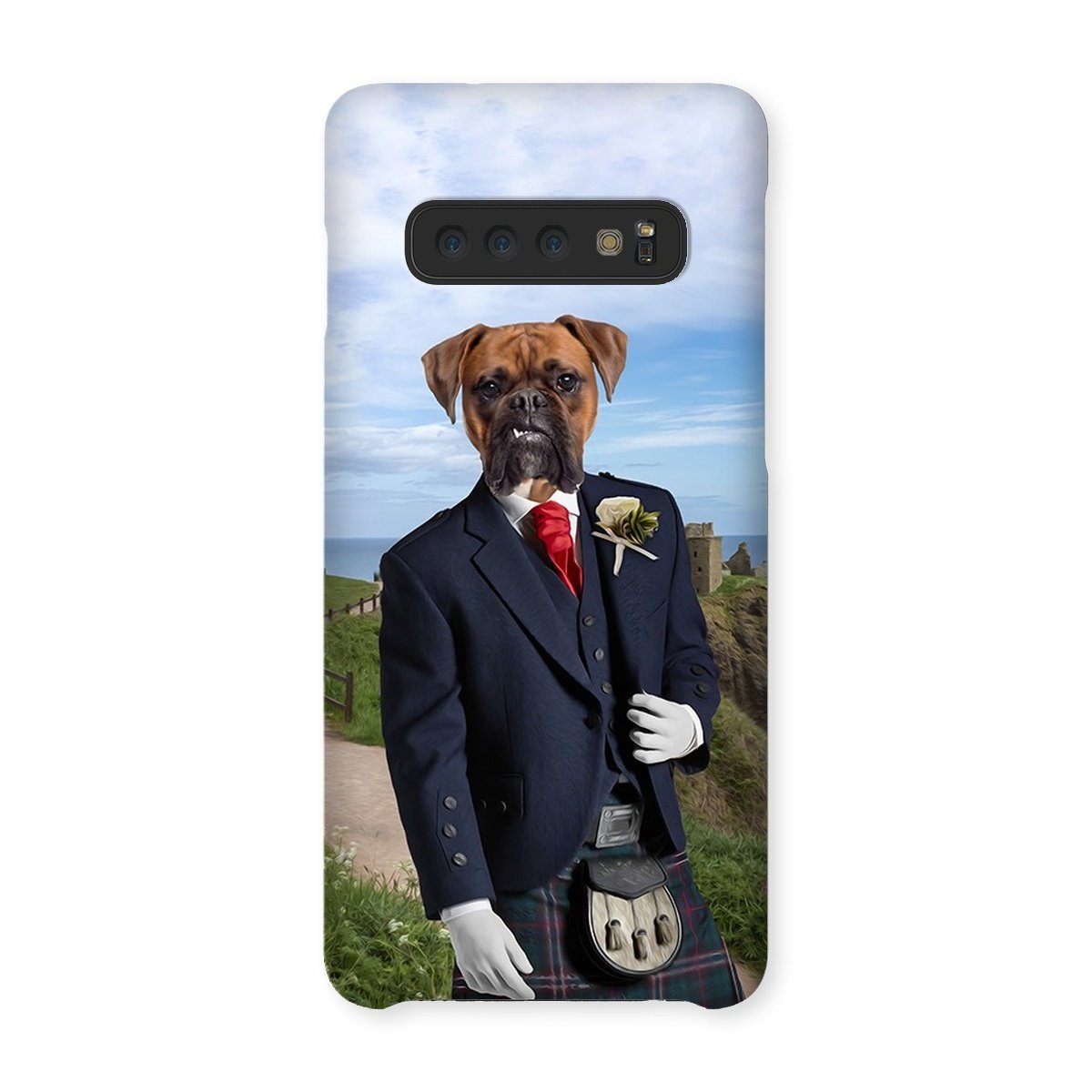 Pet Portraits | The Scottish Gent: Custom Pet Phone Case | Paw & Glory
