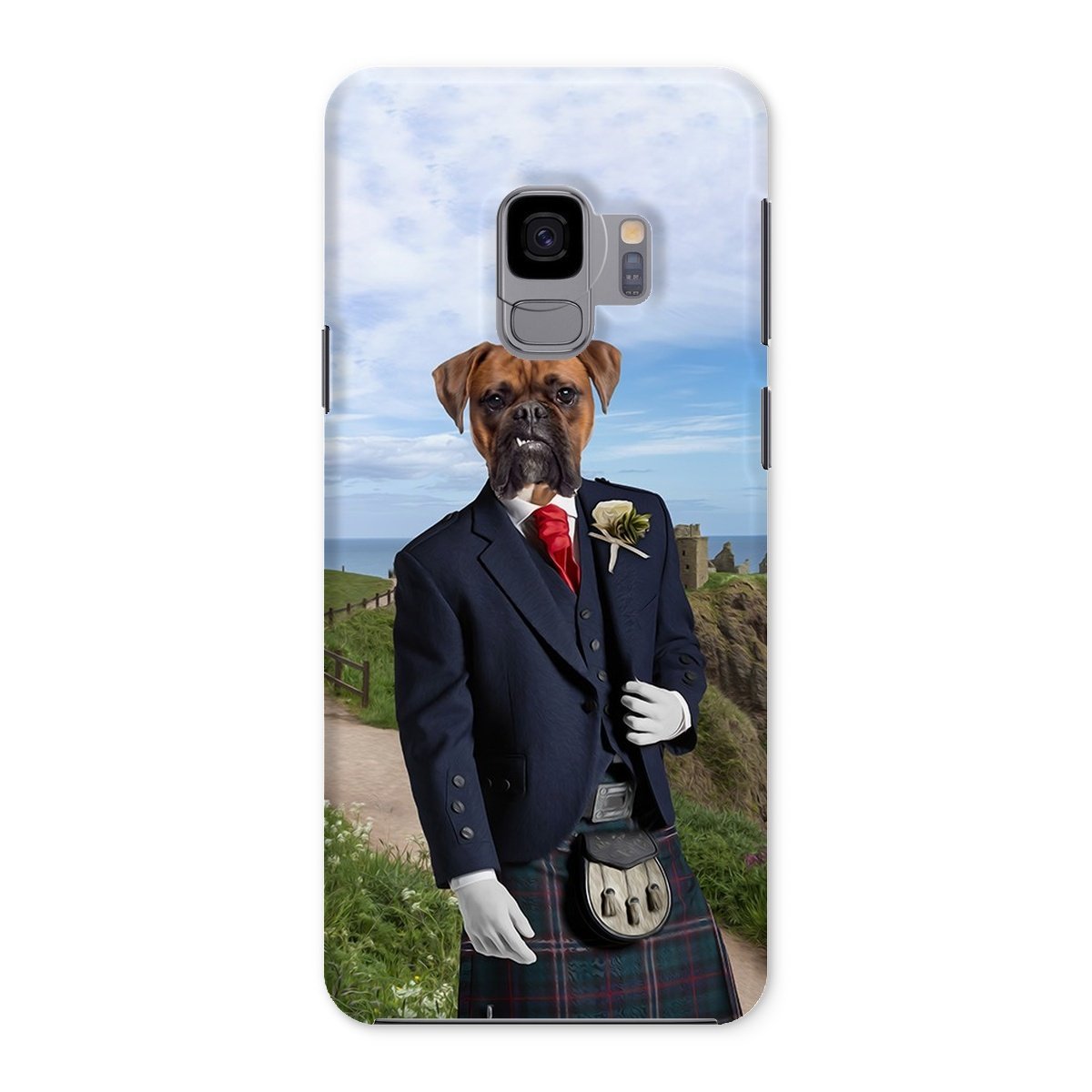 Pet Portraits | The Scottish Gent: Custom Pet Phone Case | Paw & Glory