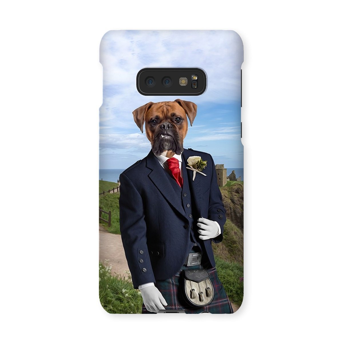 Pet Portraits | The Scottish Gent: Custom Pet Phone Case | Paw & Glory