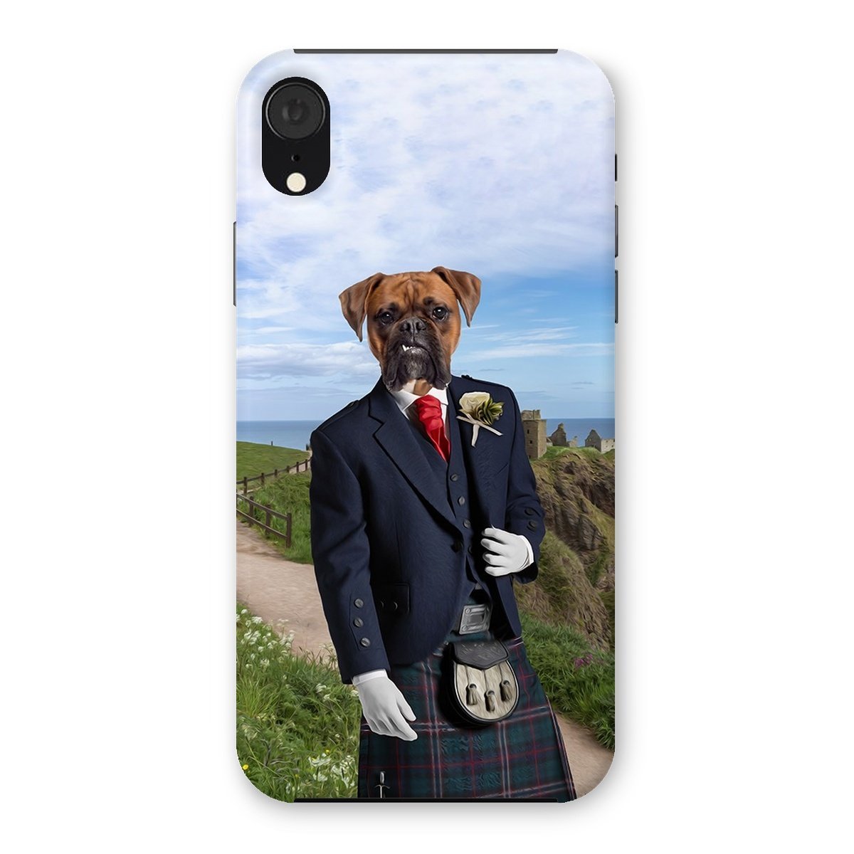 Pet Portraits | The Scottish Gent: Custom Pet Phone Case | Paw & Glory