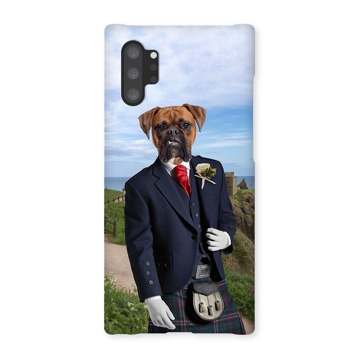Pet Portraits | The Scottish Gent: Custom Pet Phone Case | Paw & Glory
