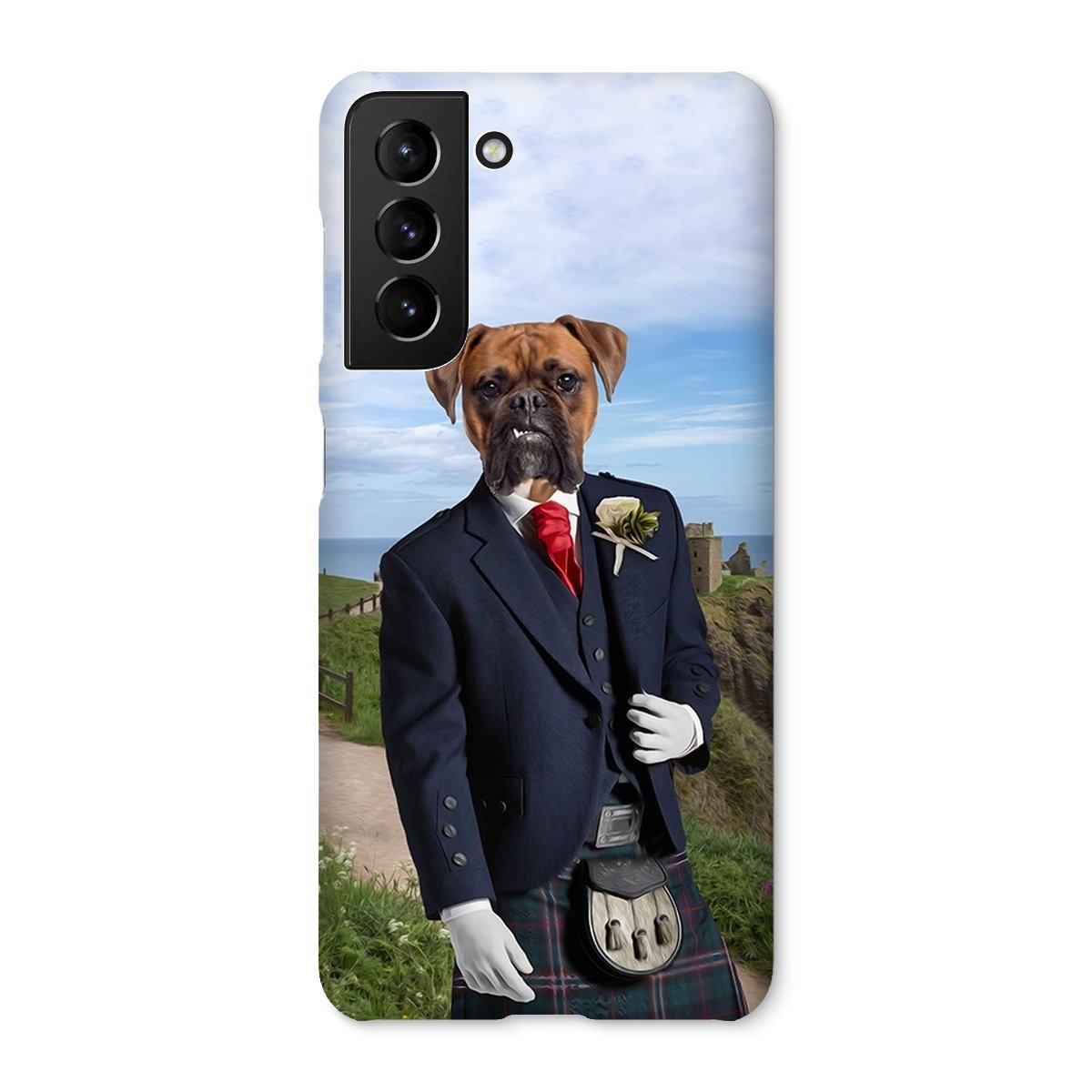 Pet Portraits | The Scottish Gent: Custom Pet Phone Case | Paw & Glory