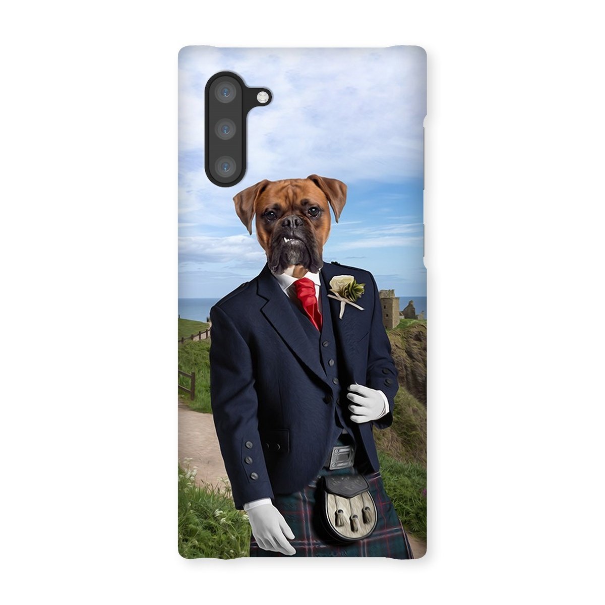 Pet Portraits | The Scottish Gent: Custom Pet Phone Case | Paw & Glory