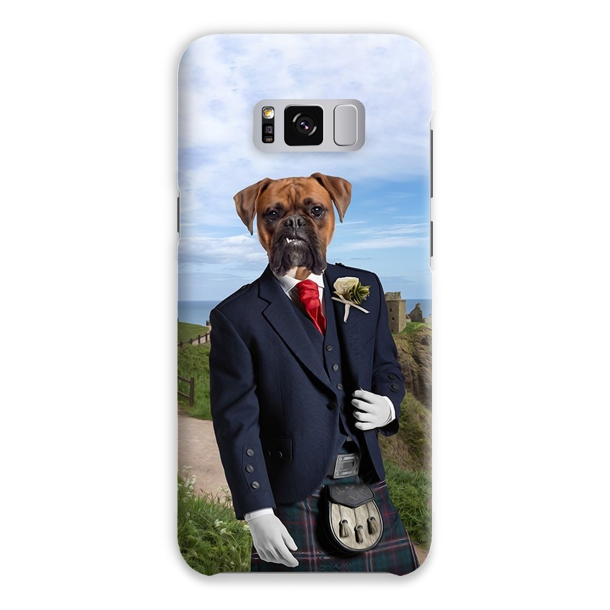 Pet Portraits | The Scottish Gent: Custom Pet Phone Case | Paw & Glory