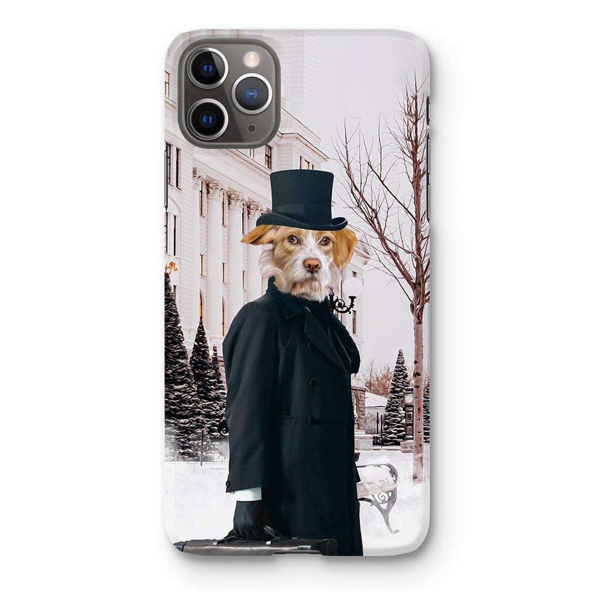 Pet Portraits | The Scrooge: Custom Pet Phone Case | Paw & Glory