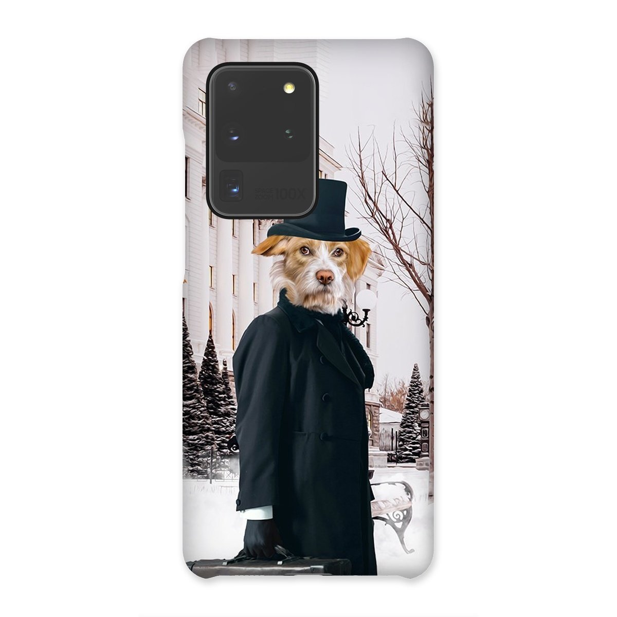 Pet Portraits | The Scrooge: Custom Pet Phone Case | Paw & Glory