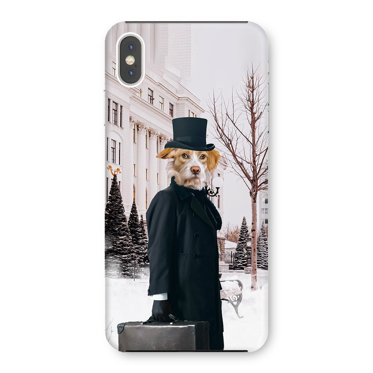 Pet Portraits | The Scrooge: Custom Pet Phone Case | Paw & Glory