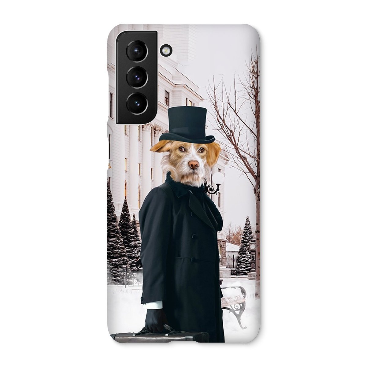 Pet Portraits | The Scrooge: Custom Pet Phone Case | Paw & Glory