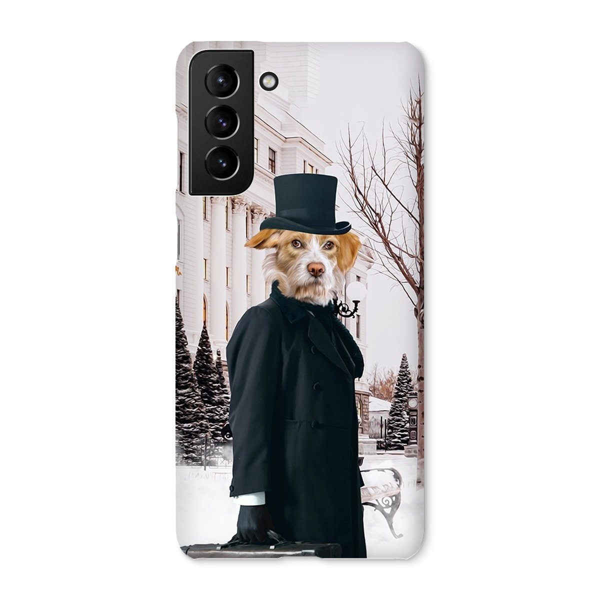 Pet Portraits | The Scrooge: Custom Pet Phone Case | Paw & Glory