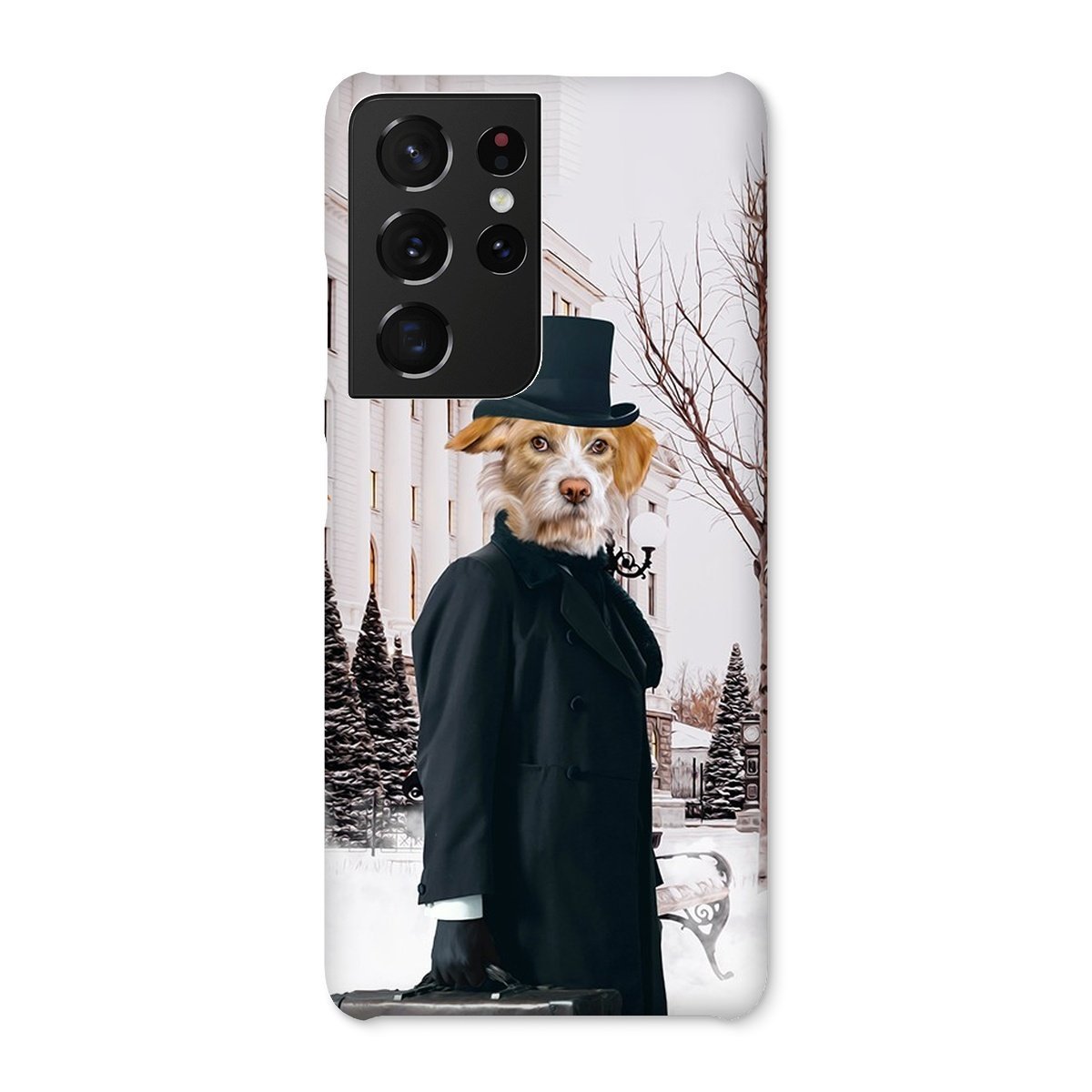 Pet Portraits | The Scrooge: Custom Pet Phone Case | Paw & Glory