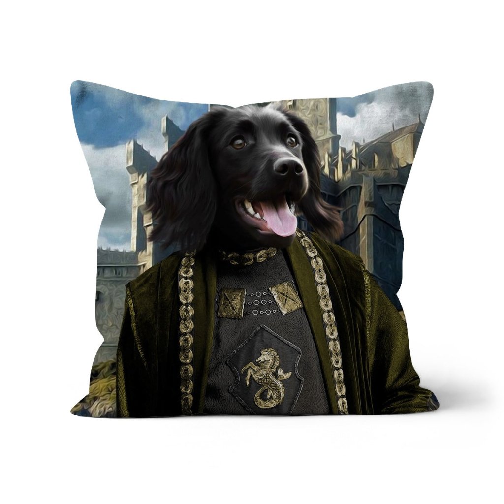 Pet Portraits | The Sea Lord (House Of The Dragon Inspired): Custom Pet Pillow | Paw & Glory