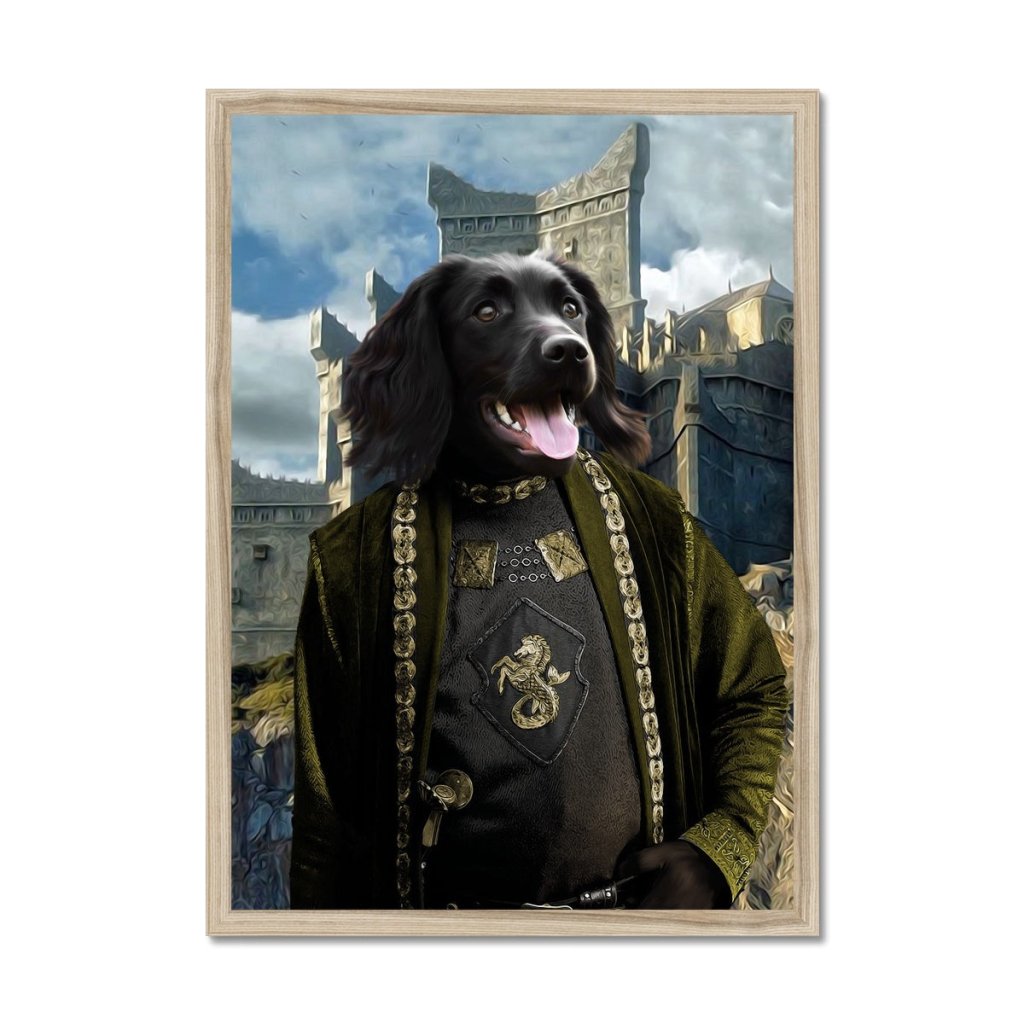 Pet Portraits | The Sea Lord (House Of The Dragon Inspired): Custom Pet Portrait | Paw & Glory