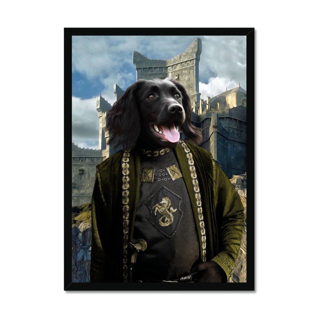 Pet Portraits | The Sea Lord (House Of The Dragon Inspired): Custom Pet Portrait | Paw & Glory