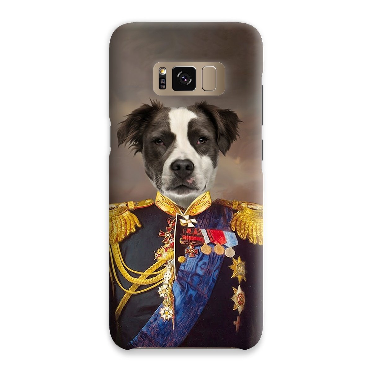 Pet Portraits | The Seasoned Sergeant: Custom Pet Phone Case | Paw & Glory