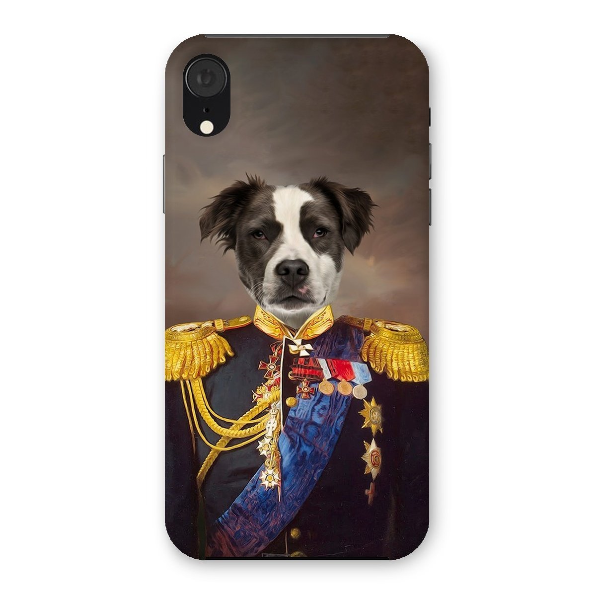 Pet Portraits | The Seasoned Sergeant: Custom Pet Phone Case | Paw & Glory