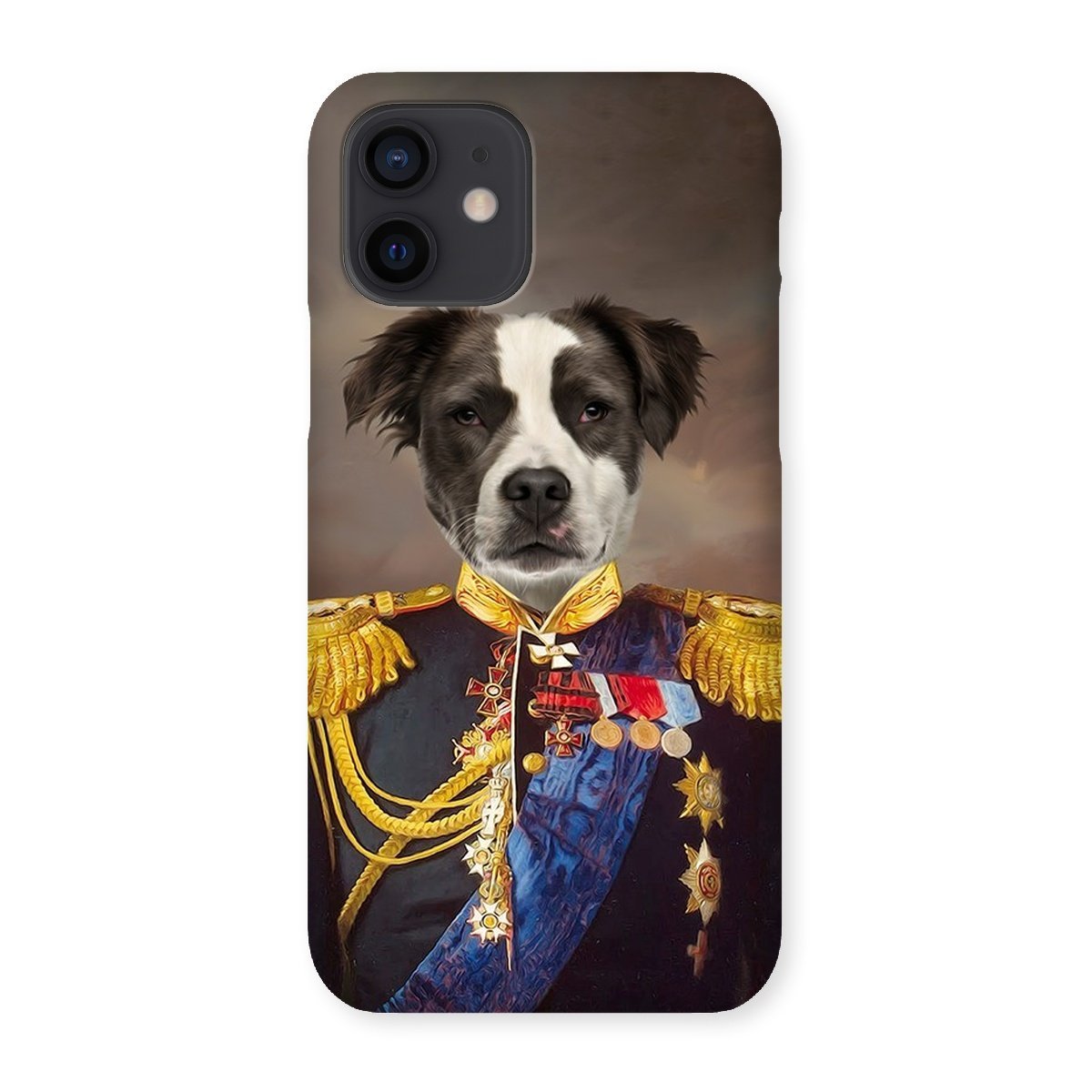 Pet Portraits | The Seasoned Sergeant: Custom Pet Phone Case | Paw & Glory